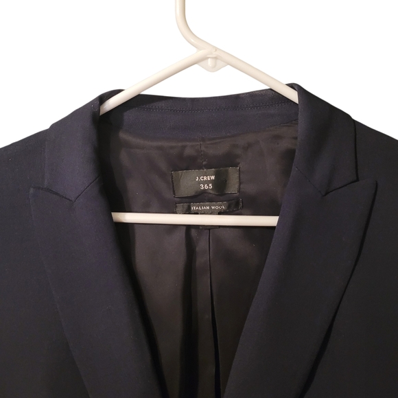 J. Crew 365 Italian Wool Parke navy blazer -  6T.           J77 - Picture 4 of 11